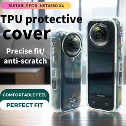 Insta360 X4 TPU Protective Soft Case with Airbag Anti-drop Anti-Scratch All-around Protector Cover For Insta 360 X 4 Accessories