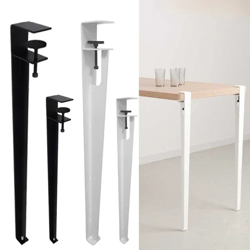 

Non-punching table legs metal bracket feet movable lifting wrought iron