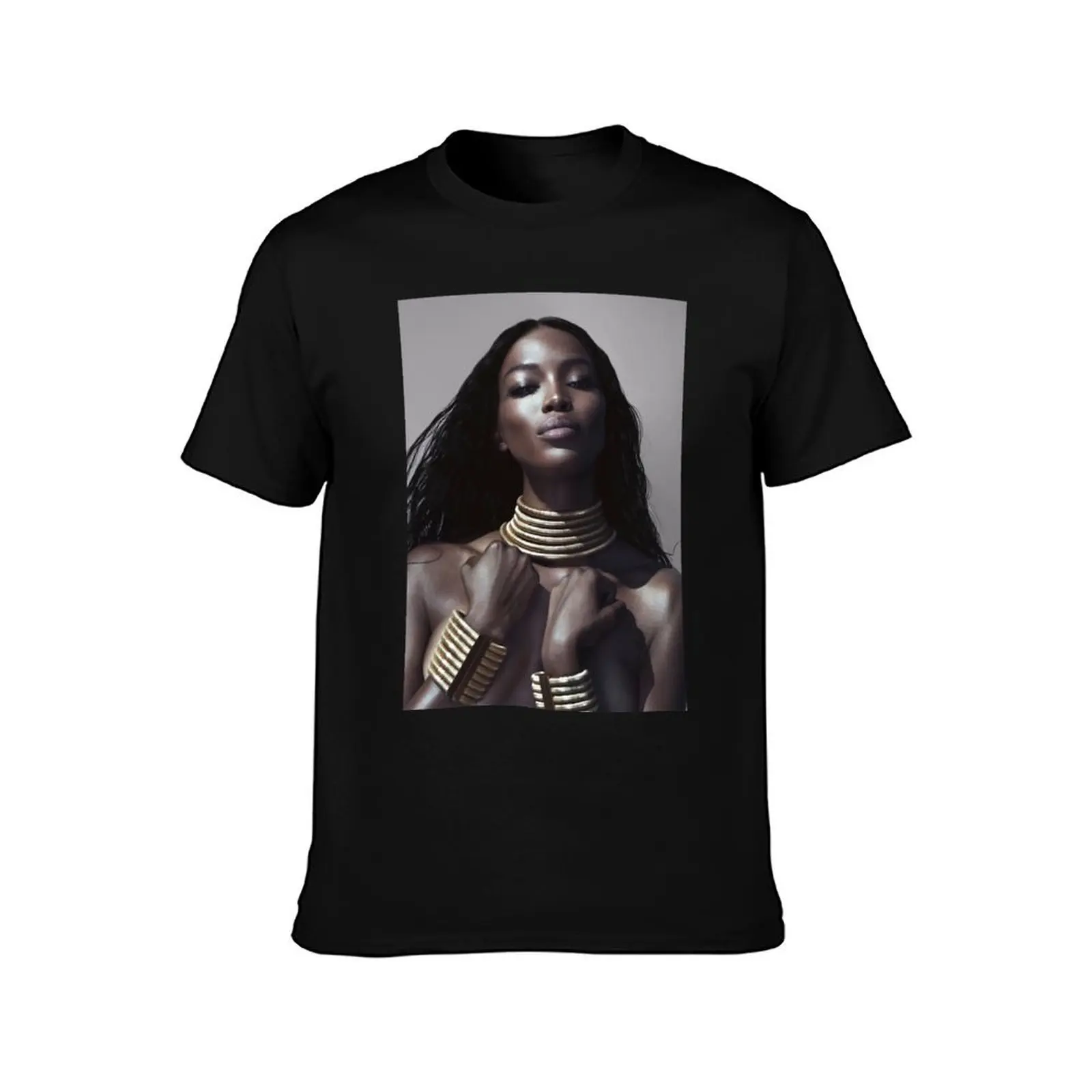 Mens Best Naomi Supermodel Campbell Awesome For Movie Fan T-Shirt cotton t-shirt plain for man package T-Shirt