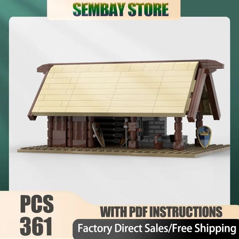 

Средневековая модель замка Moc, строительные кирпичи, модульная кузнечная модель, технологические блоки, модель викингов, рождественская игрушка, конструкция