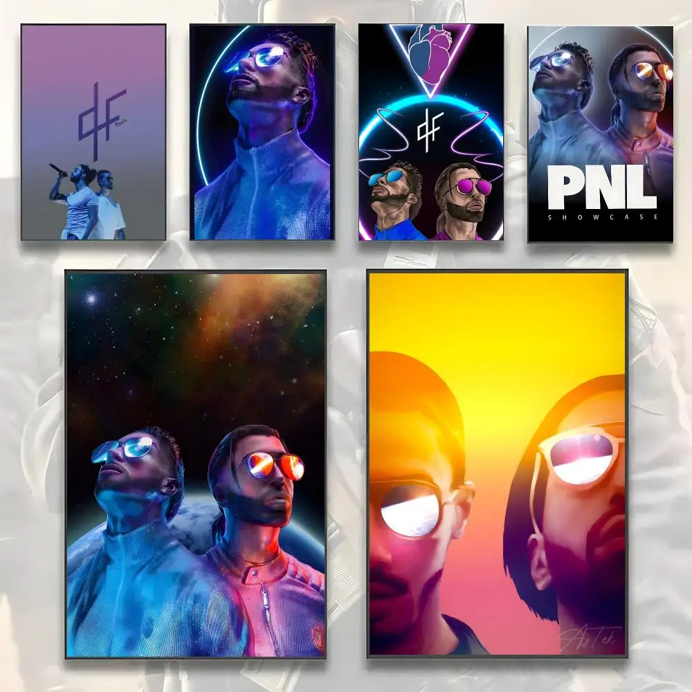 Rap Group PNL Poster Self-adhesive Advanced Aesthetic Printing Paper Wall Art For Living Room Home Decor