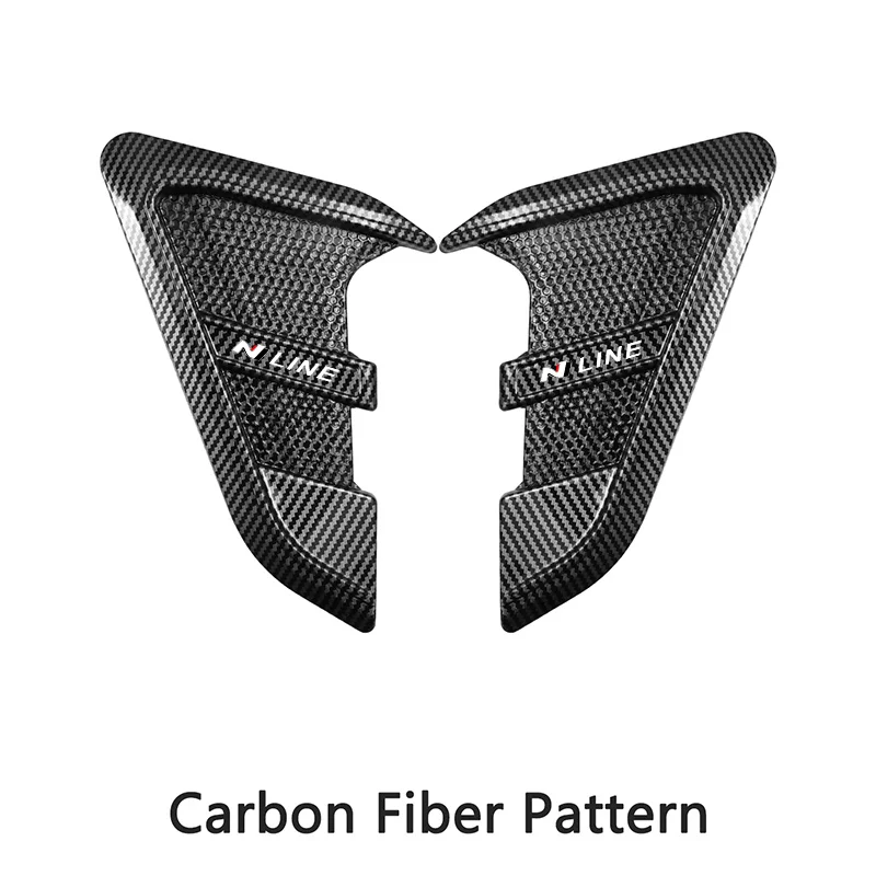 Keyring Car LOGO Side Fender Air Flow Wing Vent Sticker Cover For Hyundai I30 I20 IX35 I40 Tucson Veloster Kona Elantra Sonata 