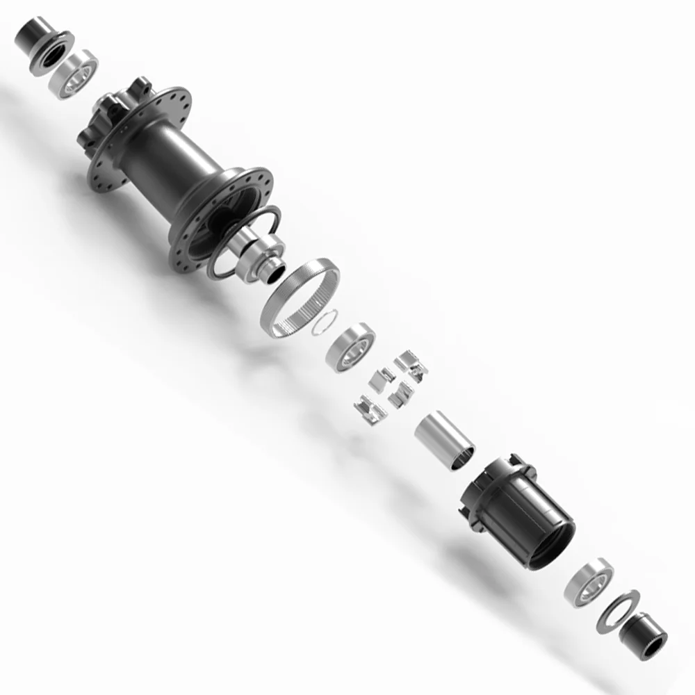 قوس MT088 محور MTB 6 Pawls 180 نقرات مختومة تحمل محور الجبهة 9x100 15x100 الخلفي 10x135 12x142 دراجة مكعب 8 9 10 11 12 سرعة #4