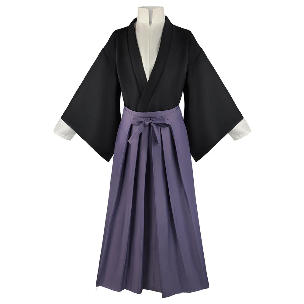 

Костюм для косплея 2026: полный комплект самурайского кимоно с хакамой в стиле аниме (кэндо)