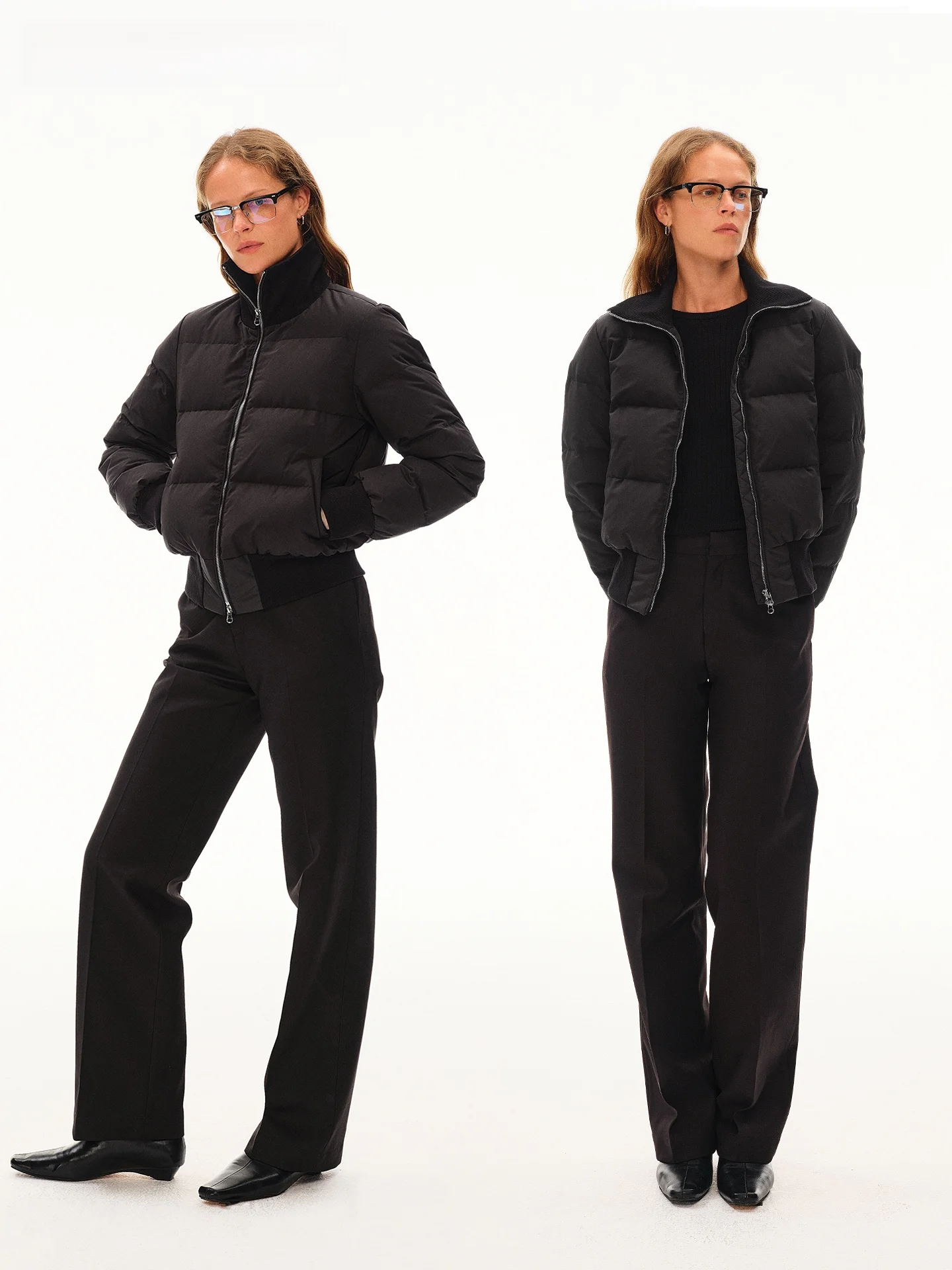 

Thiened Knitted Ne Protection down Jaet Waterproof Waist Inward ort Sle Winter Warm Outerwear by Right above