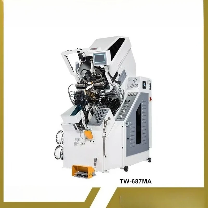 Best Quality TAIWEI Hydraulic Shoe Making Machine Automatic Brake Safety Sport Shoe Upper Two Cold Two Hot Toe Molding Machine - view 5
