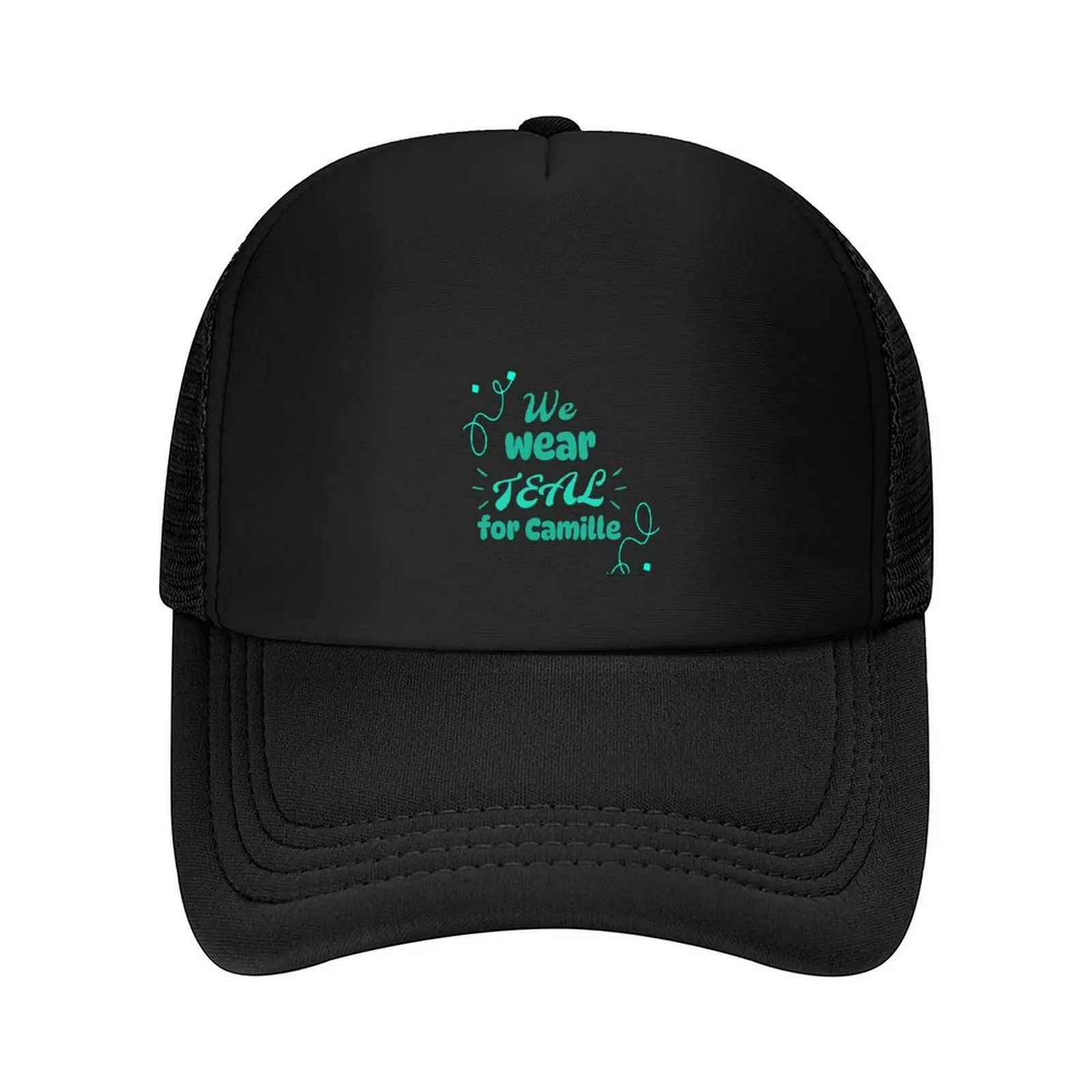 

We wear teal for Camille! Baseball Cap summer hat designer cap New Hat Golf Hat Girl'S Hats Men's