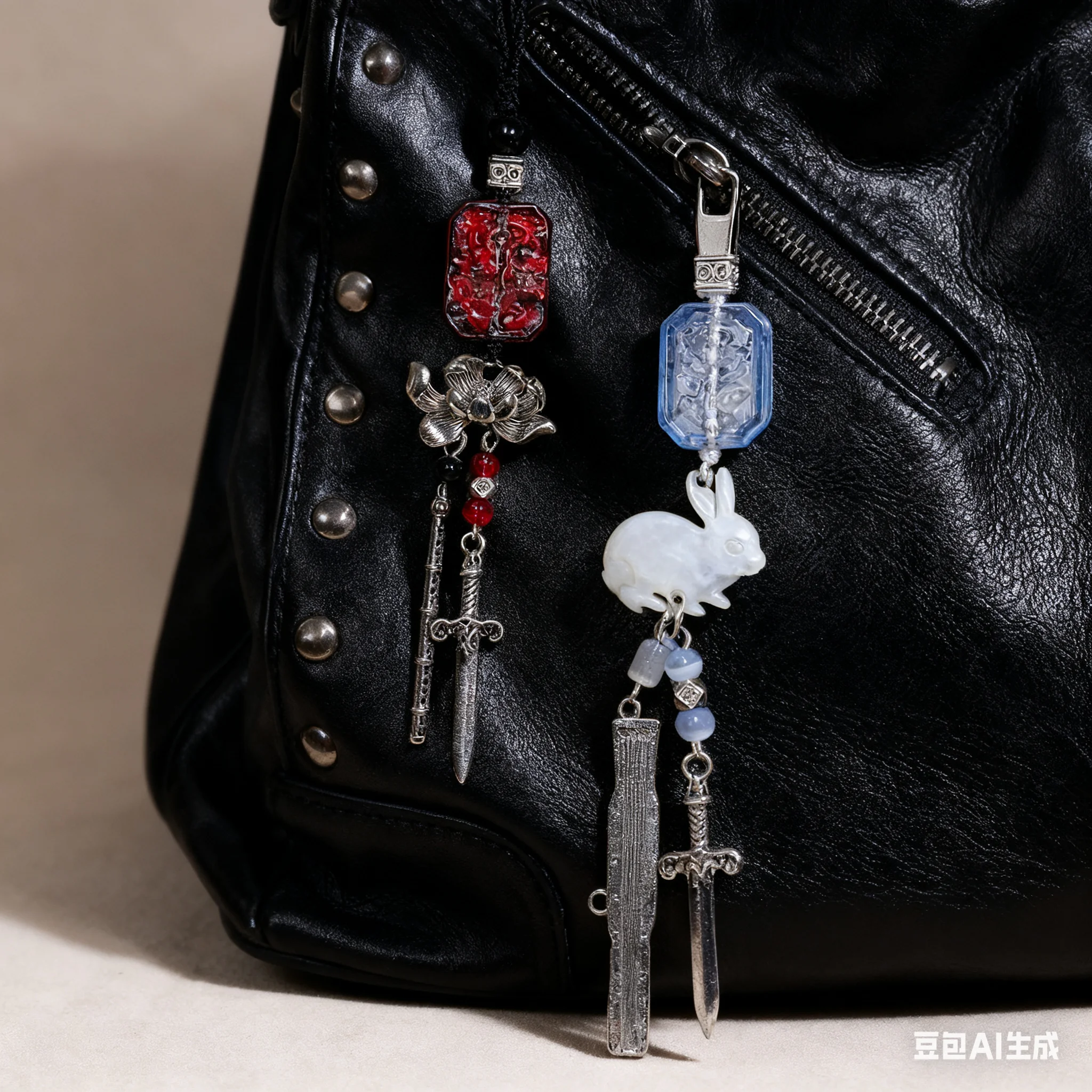 Criativo telefone encantos moda na moda frisado coelho corrente do telefone móvel cordão chaveiro saco decoração pingente cartão livro corrente