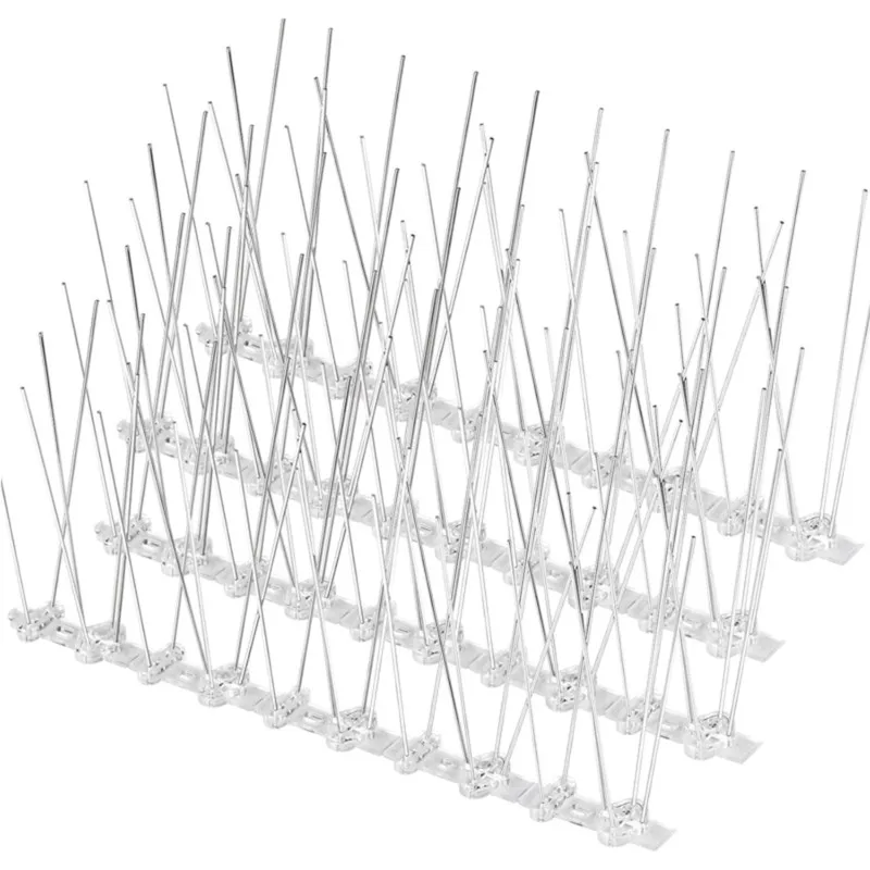 AB34-Bird Repellent Spikes, Hedgehog Standard Set: 10Pcs 25Cm,For Windows Birds Anti Outdoor Pest Control Products Home