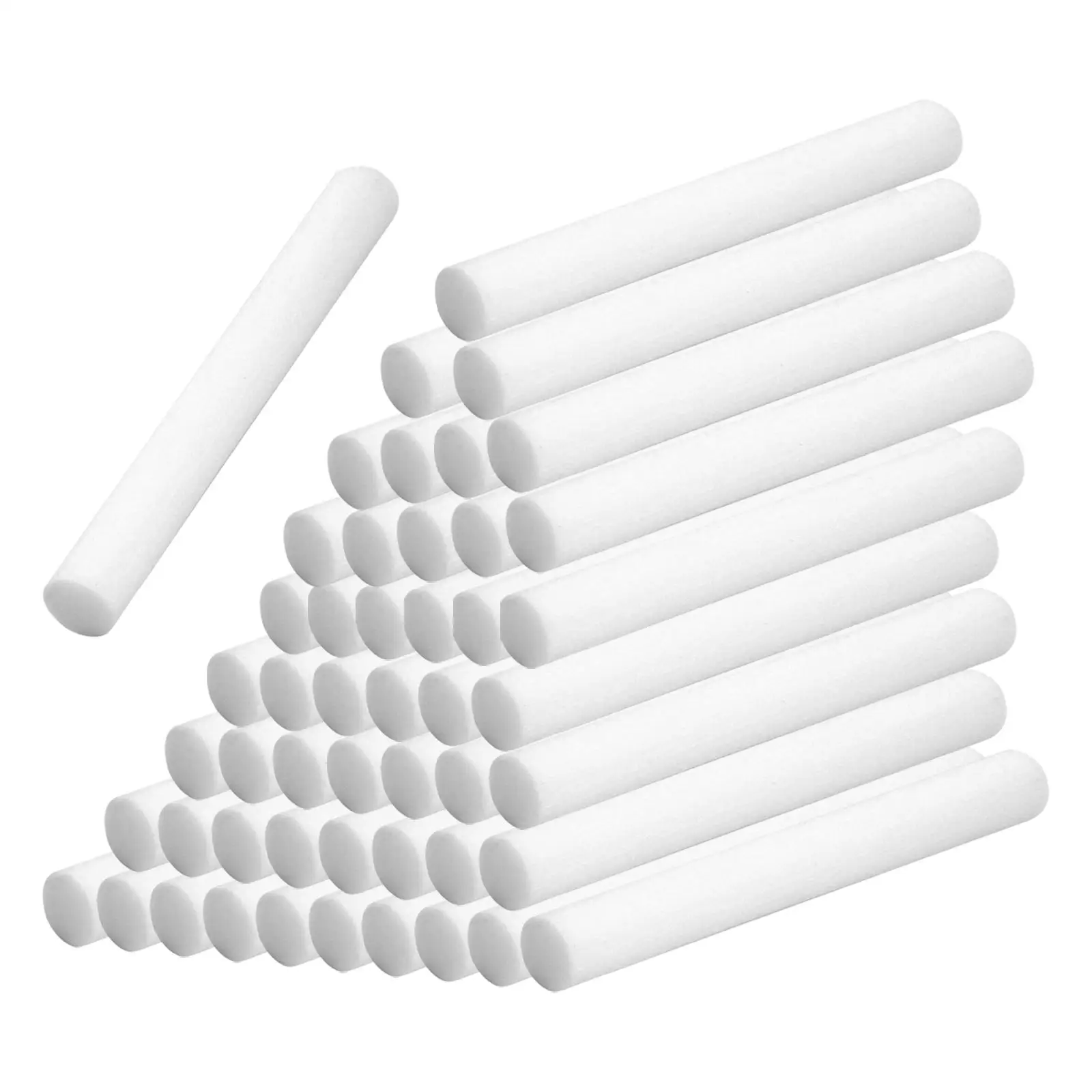 50 Pieces Absorption Rod Drying Swab,Refill Swab,Water Supply Swab,Absorbent Fiber Swab for Air Humidifier