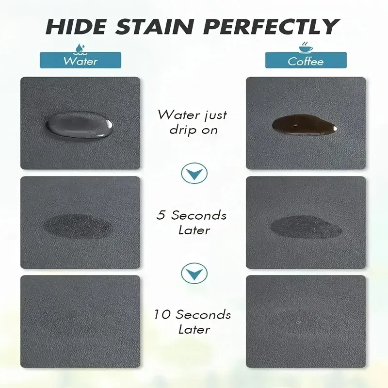 1 PCS Water Absorbing and Draining Mat Heat-Resistant and Anti Slip Kitchen Countertop Mat, Suitable for Coffee Machines, Sinks