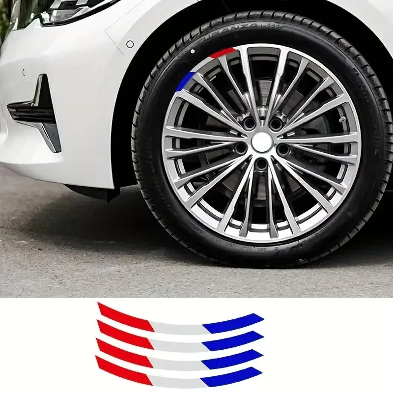 Wheel Hub Sticker Car Rim Decor Decal For Peugeot 208 2008 308 3008 5008 408 508 Auto Wheel Styling Accessory