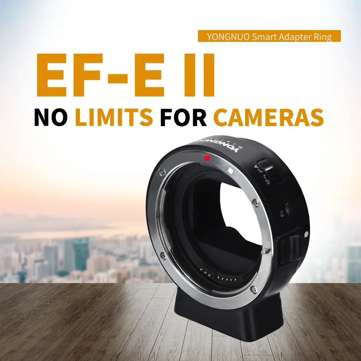 

YONGNUO EF-E II Auto Focus Adapter Ring For Canon EF Mount Lens To Sony E-mount Camera A6500 A6400 A7M3 A7R3 A7 III