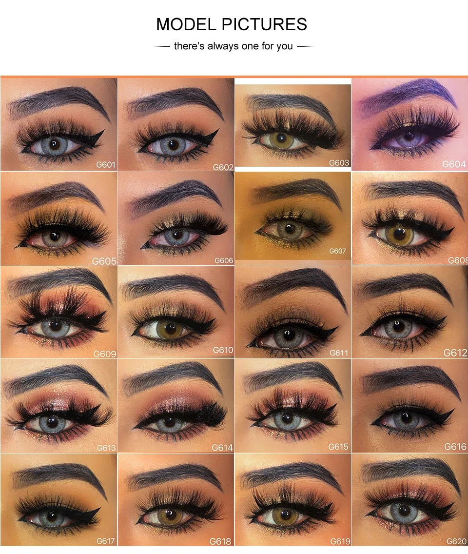 Makeup Faux Cils Kostenloser Versand Artikel Weiche wiederverwendbare Wispy Nerz Streifen Wimpern Cateye Natürliche falsche Wimpernzubehör