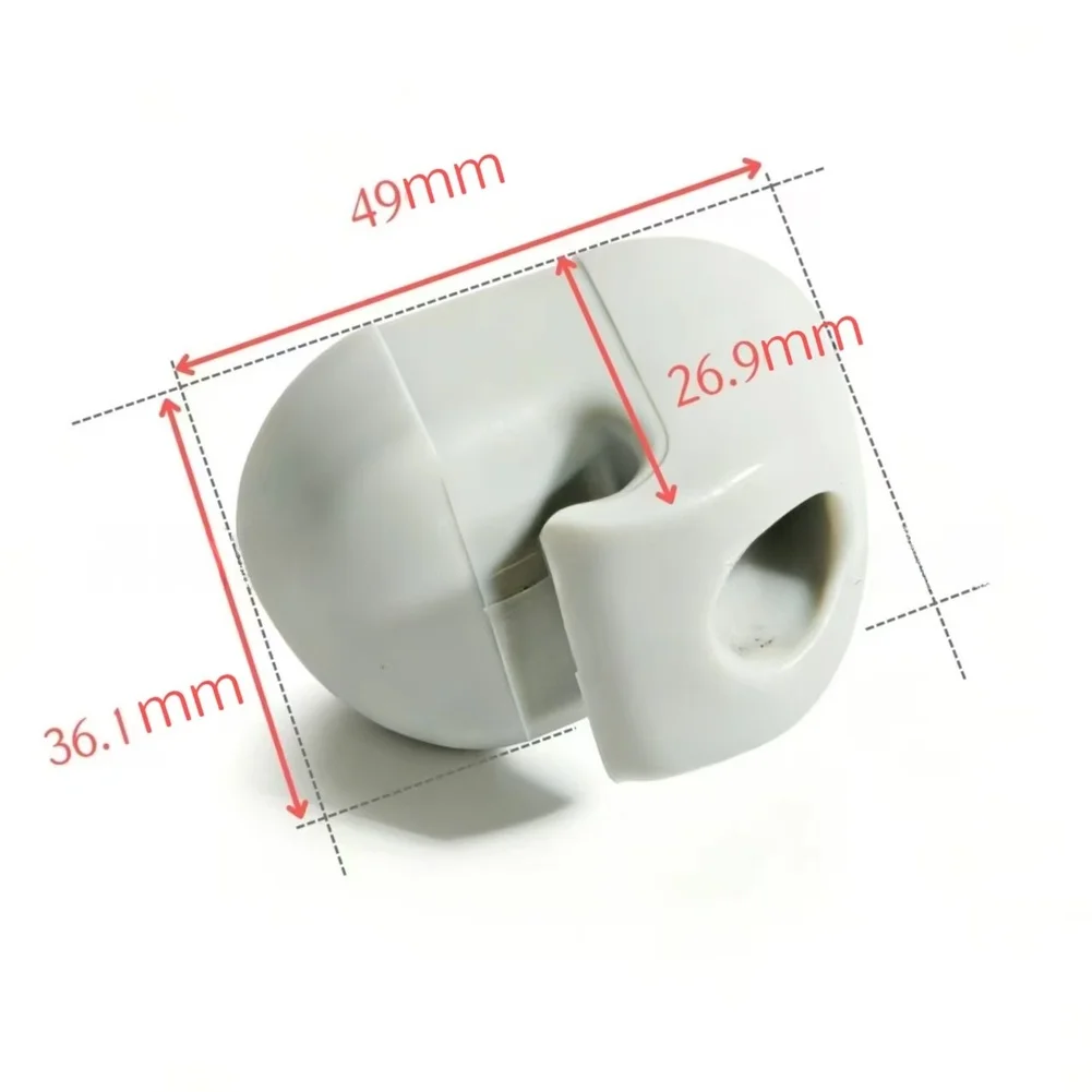Gray Sun Visor Clips 2PCS for Kenworth and For Peterbilt Trucks Compatible with OEM Part Numbers F01377-2 S16-1023-661 - view 4