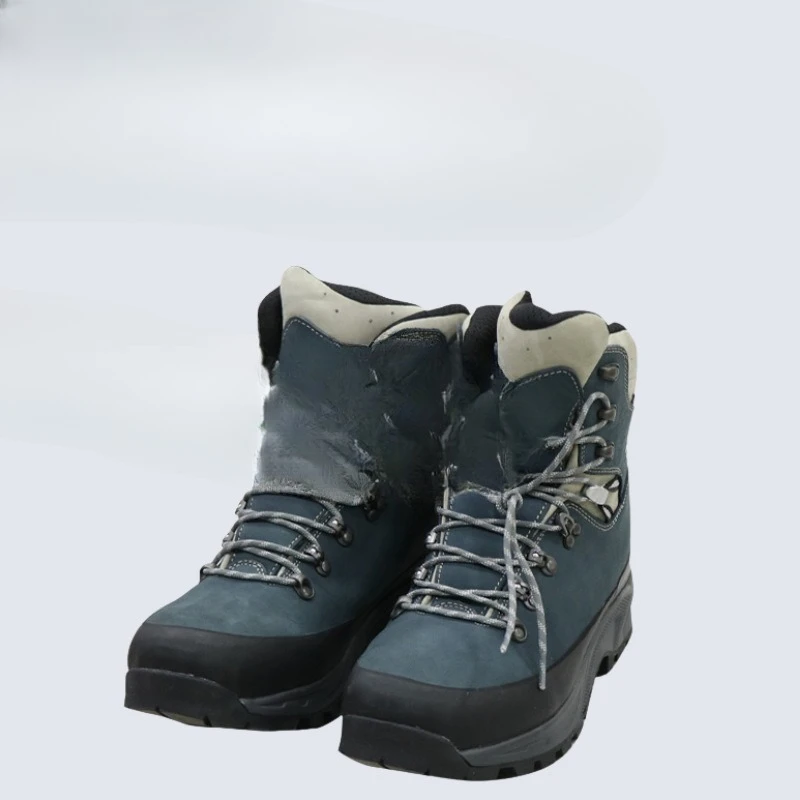 Outdoor hiking shoes Mountain rescue boots Waterproof, non-slip and wear-resistant high-top front lace-up hiking shoes