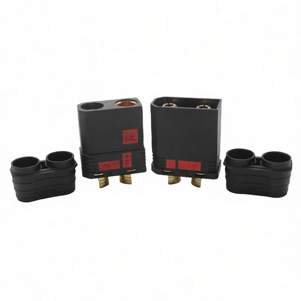 QS8 Anti Spark Connector Plug 120A High Current Gold Plated Copper Terminal For Electric Scooter Lithium Battery Connection