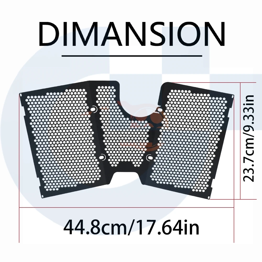 

For Erik Buell Racing 1190RX 1190SX EBR 1190 RX SX 2014~2022 2023 2024 Motorcycle Radiator Grille Guard Oil Cooler Protector Set