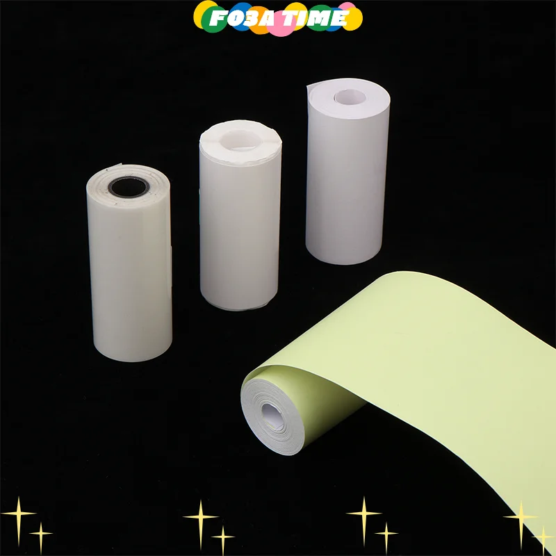1PC Transparent Thermal Sticker Paper Self-adhesive Printer Paper Printer For Photos Notes 5.7 X 2.5cm Mini Printer Paper