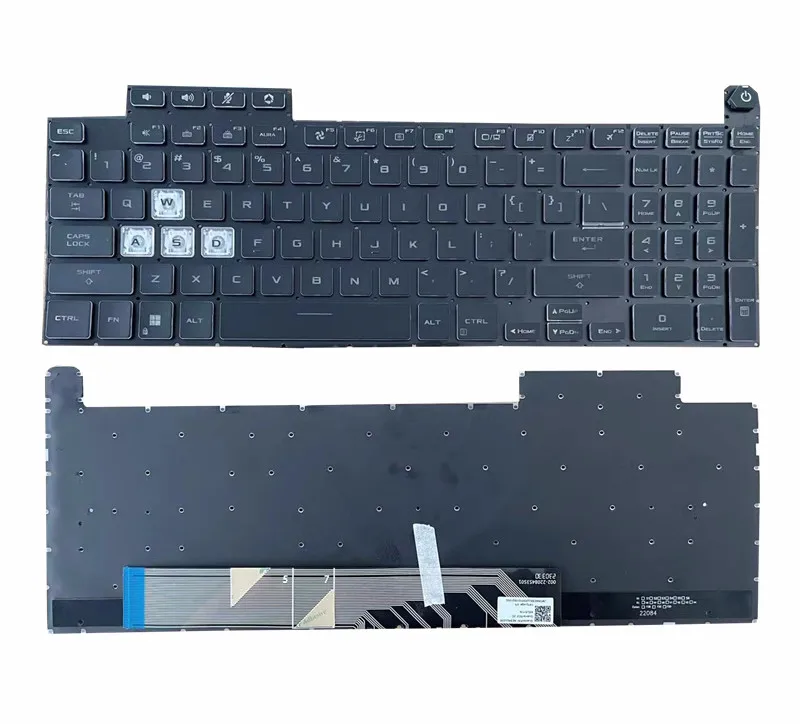New   for  Asus TUF Gaming F15 FX517 FX517ZC FX517ZE FX517ZM FX517Z US Backlit Keyboard