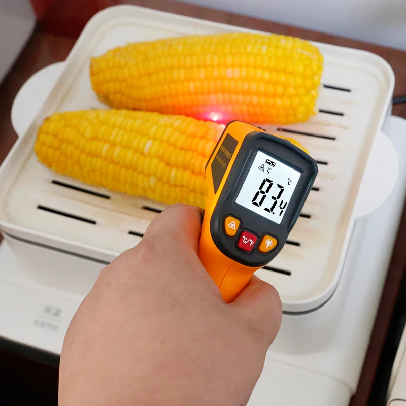 NJTY Infrared Thermometer Industrial High Precision Temperature Gun Electronic Water Oil Temperature Meter Kitchen Baking
