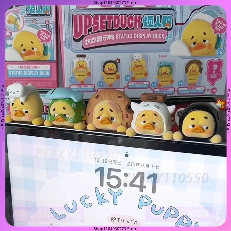 

Upsetduck Status Display Duck Series Blind Box Upsetduck Hippers Фигурка Mystery Box Duck Аниме Фигурка Mystery Box Toys