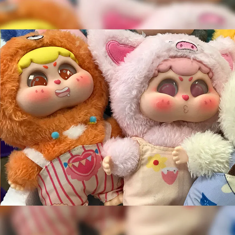 미스터리 박스 비닐 인형 Mengbao Dodo 시리즈 귀여운 유행 놀이 펜던트 블라인드 박스 장식 배낭 선물 인형