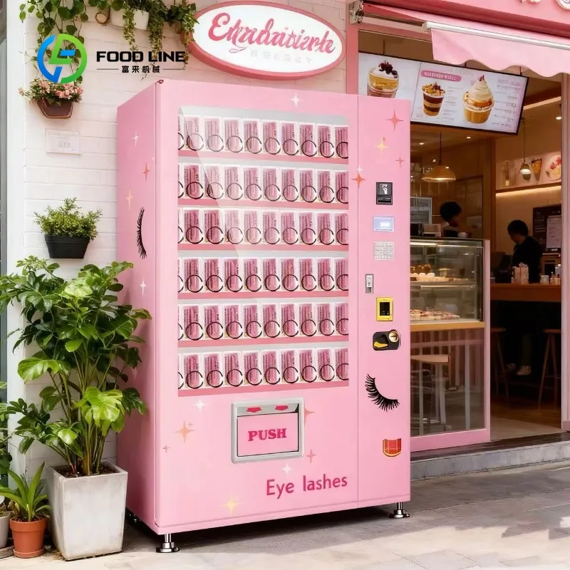 Customized Large-capacity False Eyelash Vending Machine With One-year Warranty For Photo Centers Tourist Attractions