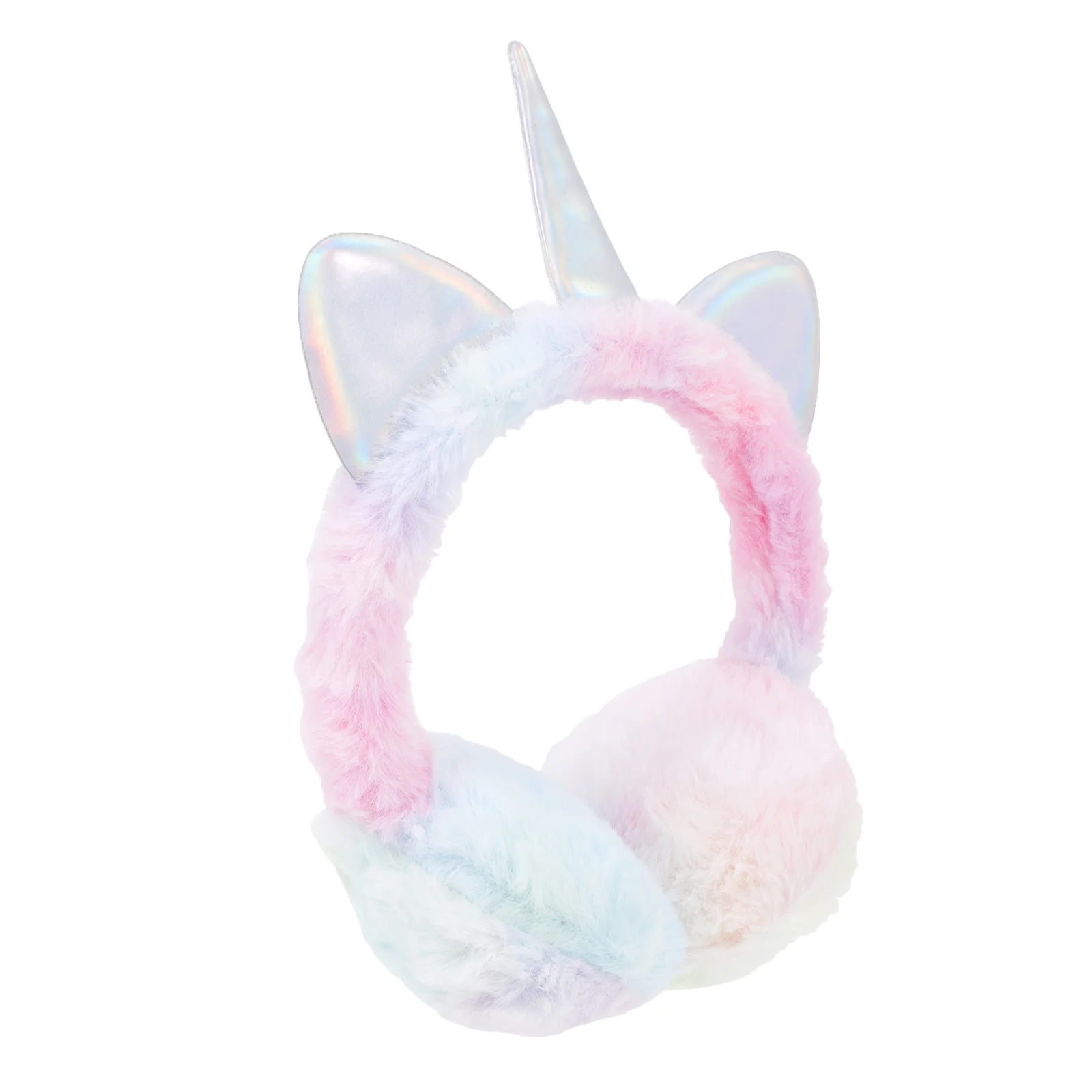 Winter Ear Earmuff Unicorn Head Band Protective Cover Warm Miss Fuzzy Fleece