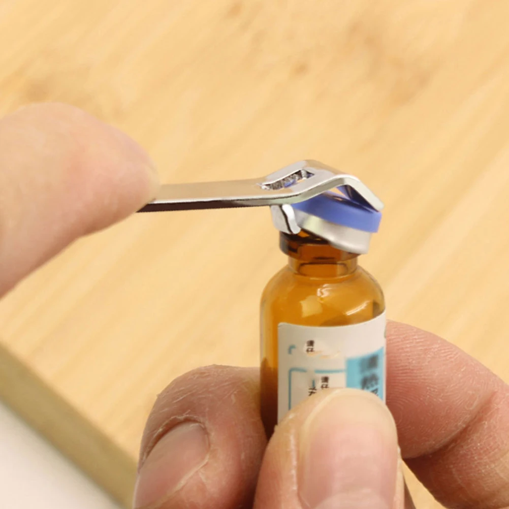 

3 pcs Bottle Opener Mini Stainless Steel Vial Ampoule Tool Portable Kitchen MultiFunction Small Breaker Nurse Glass