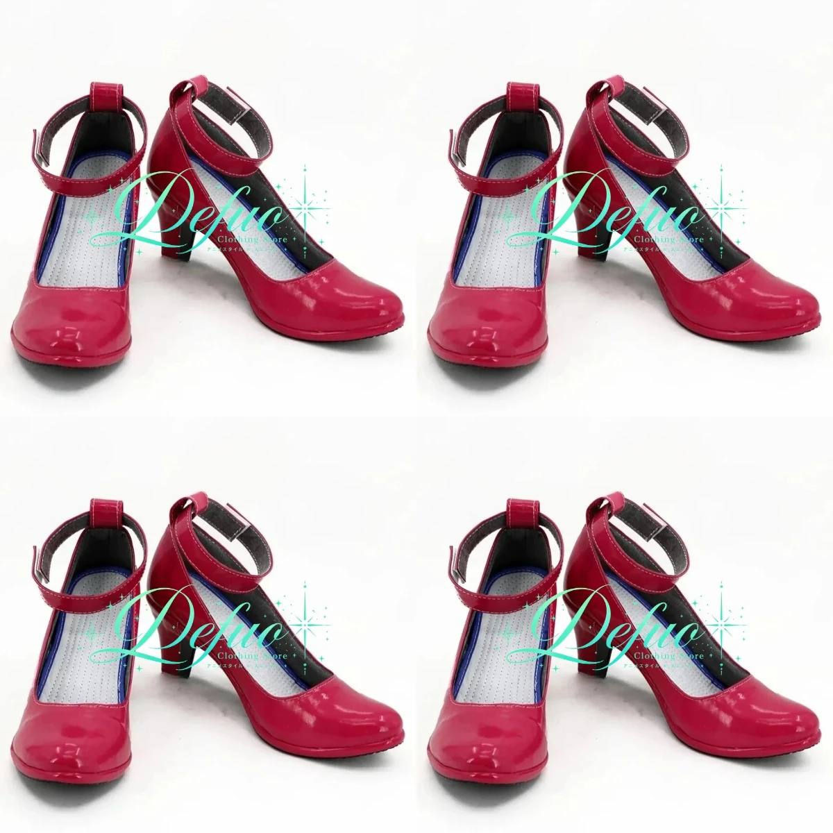 Anime Nekopara Chocolat Vanilla Anpassbare Anime Cosplay High Heels Schuhe für Dienstmädchen-Uniform-Kostüme