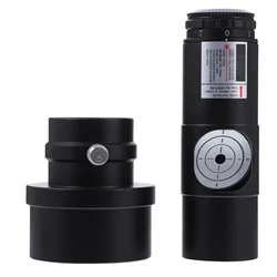 1 set Telescope Collimator Adjustable Brightness Metal Alignment Eyepiece Adapter 1.25 To 2 Inch Precision Pointer Telescope