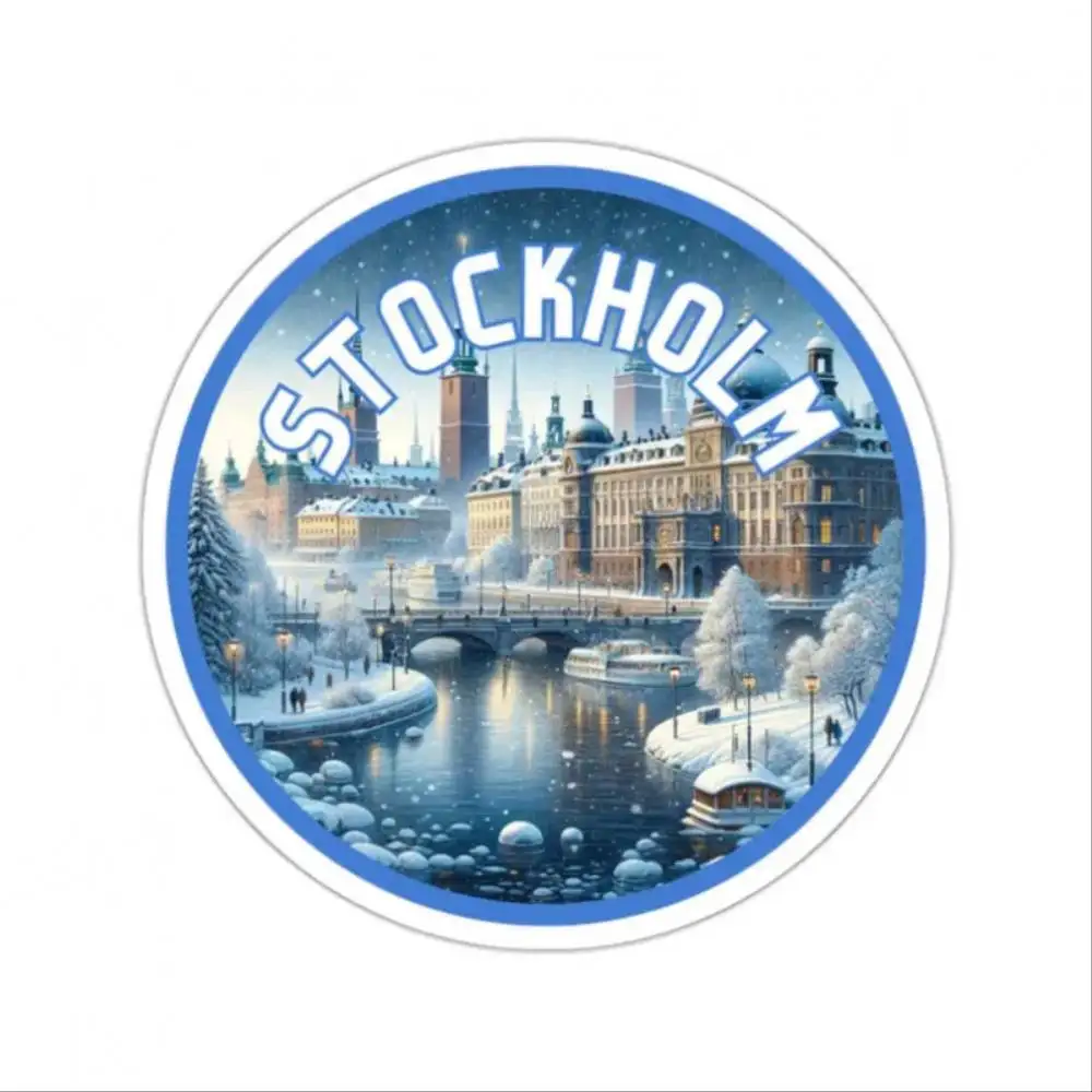 Sticker Sweden Vinyl Travel Journal Laptop Sticker 2d Flat Waterproof For Decorating Car Windows