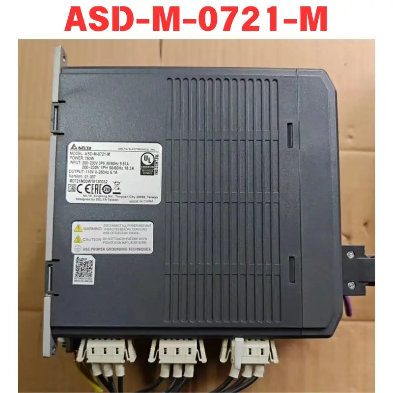 Used OEM disassembled parts Servo driver ASD-M-0721-M Functional test OK Fast delivery