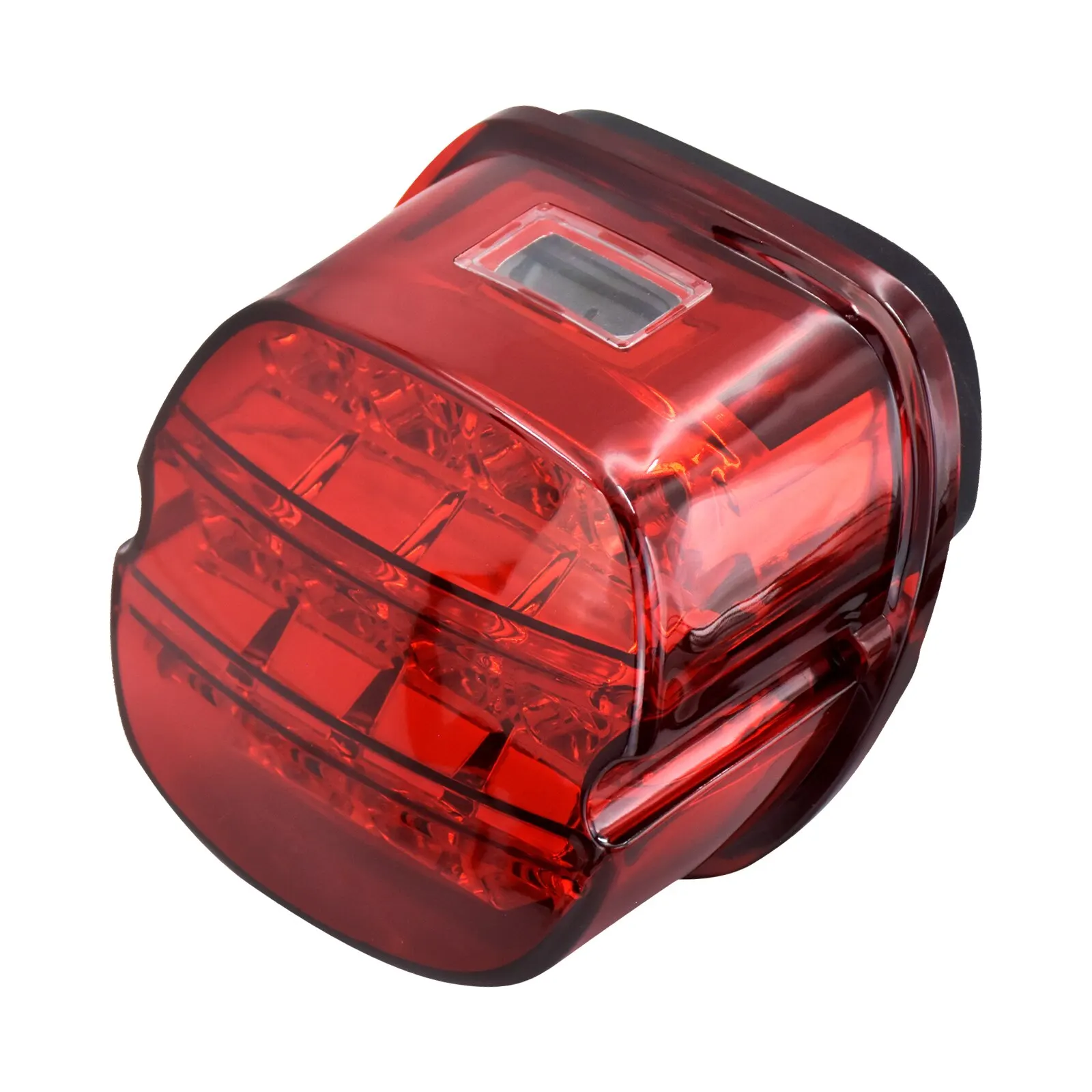 Motorcycle Red LED Brake Tail Light Rear Lamp For Harley Dyna Fat Boy Sportster XL Touring Road King Street Glide FLHR FLHX view 2