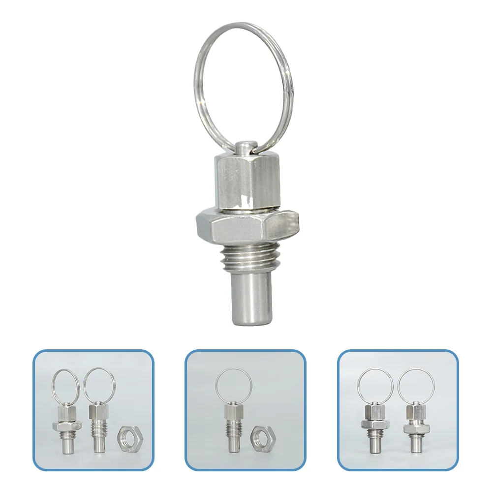 

Neat Spring Pull Plunger Mechanical Retractable Silver Stainless Steel Locking Pin