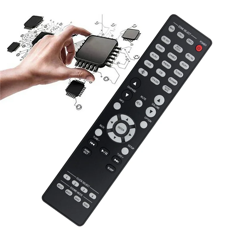 Y45A-Replace RC-1256 Remote Control For DENON AV Surroud Receiver RC-1256 Remote Control