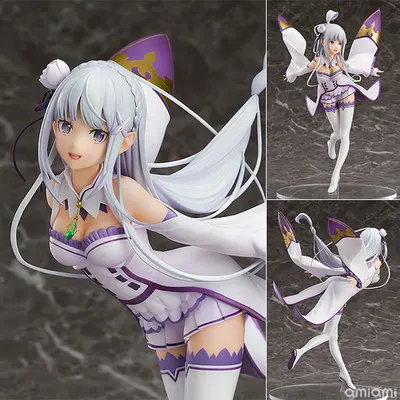 

22cm Re Life in a different world from zero Emiria Emilia Action figure toys doll Christmas gift no box