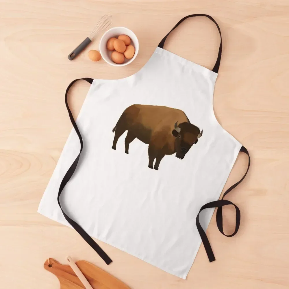 

Bison Apron Cute Kitchen Accessories Hairdresser Ladies Waterproof women Apron