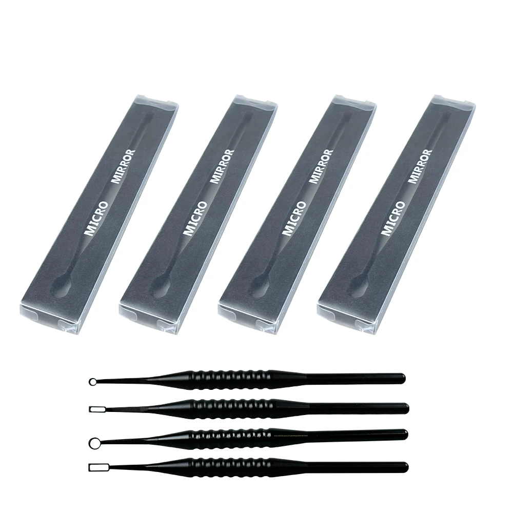 1pcs Dental Multifunction Micro Mouth Mirror Anti-fog Reflector Checking Oral Detachable Handle Ultra-clear Mirrors