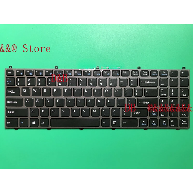 НОВАЯ клавиатура для Gigabyte P15F Q2556N Q2546N p15f v2 US с рамкой