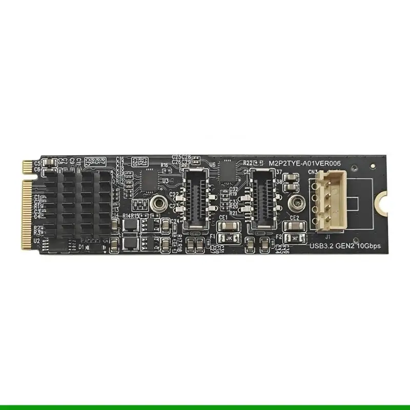 U55C Two Outlet Type C Extension Module From PCIe Opening 10Gbps Speed Matching USB 3 Version 2 And Storage