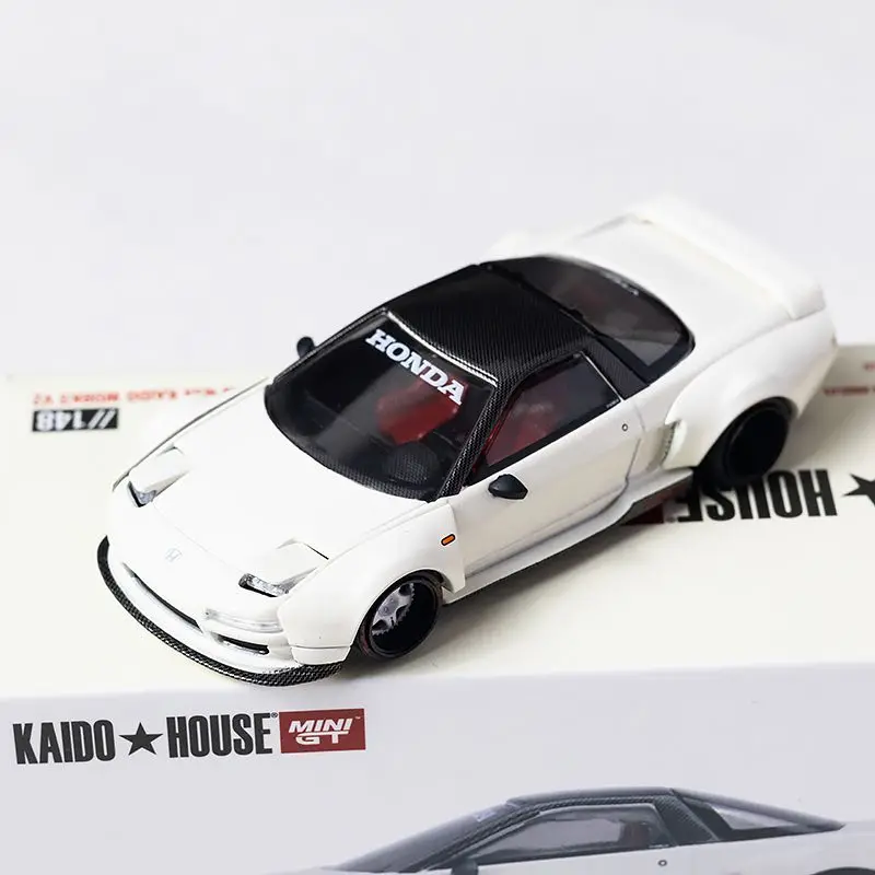 

Литой под давлением масштаб 1:64 Kaido House MINIGT Honda NSX Kaido, модель автомобиля из сплава, Коллекционная игрушка, подарок, сувенир, украшение для дисплея