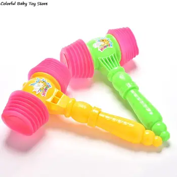 Musik Sound Hammer Pfeife Spielzeug Musikspiel zeug Kinder Grund fertigkeiten Entwicklung Lernspiel zeug 1 Stück Hammer Puzzle Spiel Spielzeug