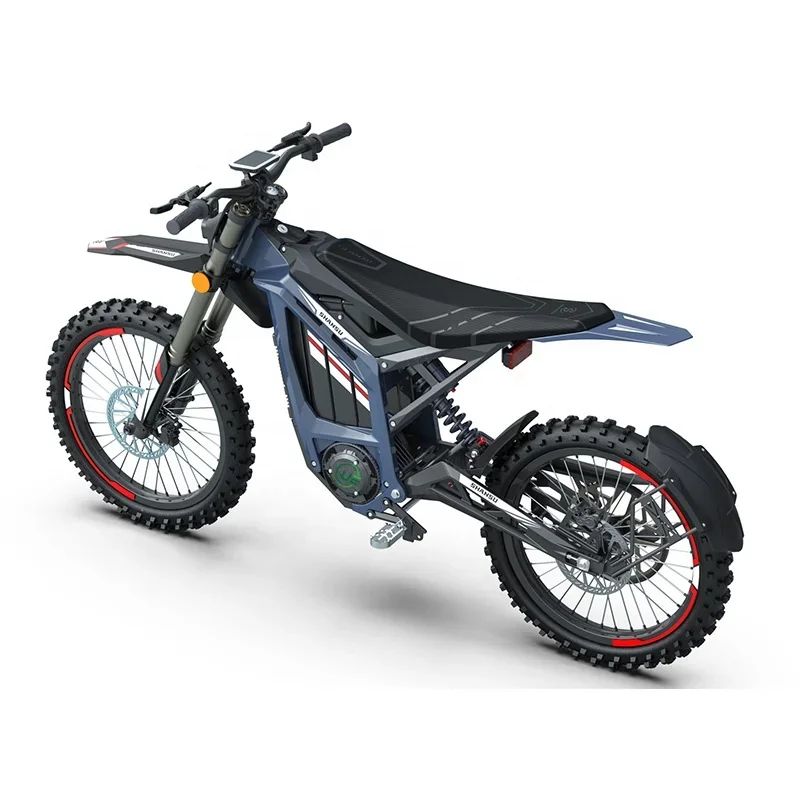 Sepeda motor listrik Off road 72V 6000W, sepeda motor listrik kecepatan 90km/jam, sepeda motor Trail listrik