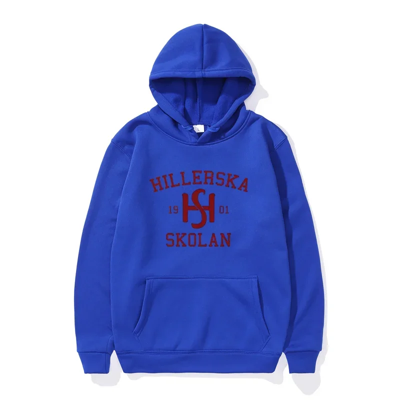 Young Royals Hillerska Skolan Hoodie Unisex Hooded Sweatshirt Graphic Hoodies Long Sleeve Pullover Tv Show Casual Sportswear