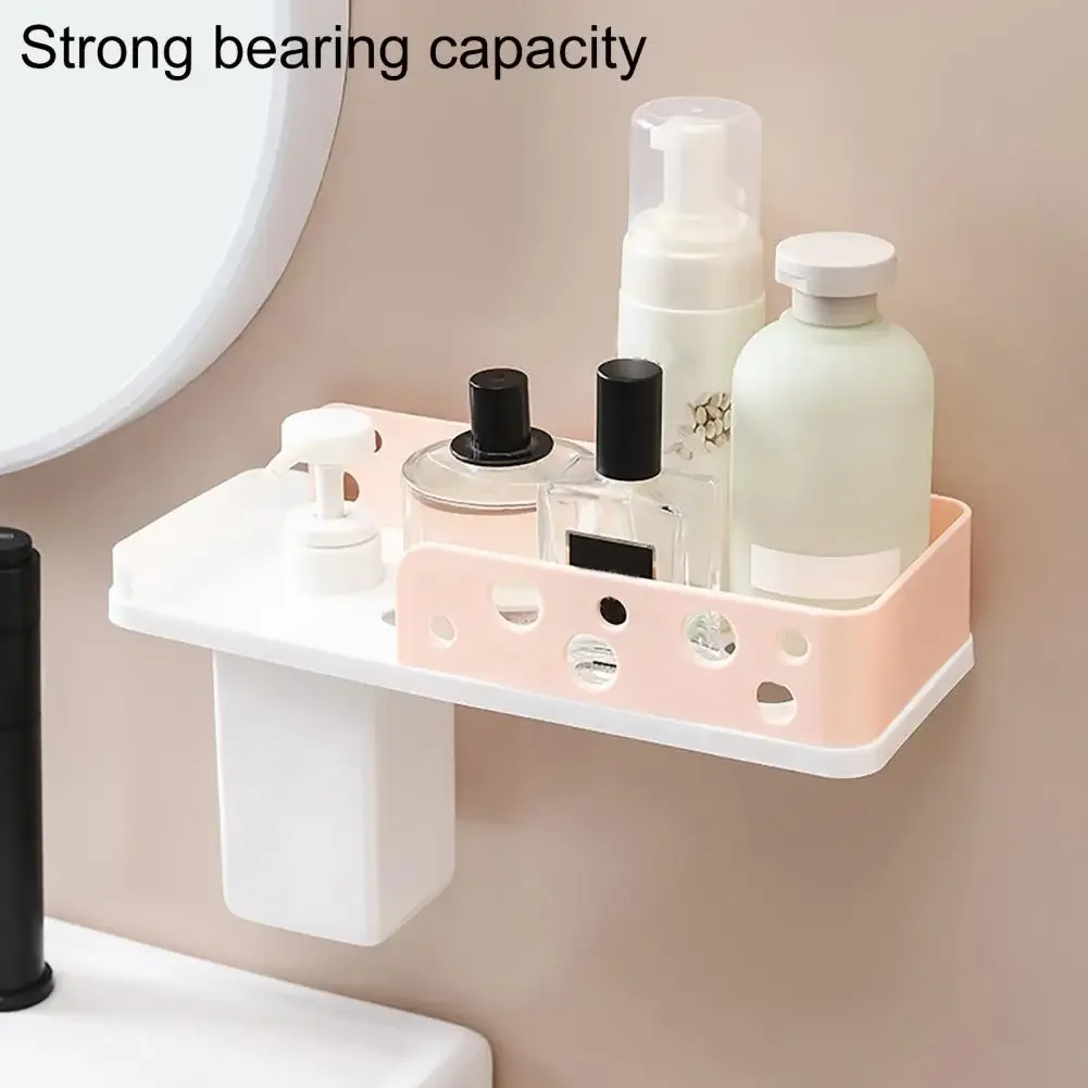 

New Multifunctional Storage Rack Shelf Wall Spice Organizer For Cosmetics Bathroom Without Drilling Convenience Shower Accessory