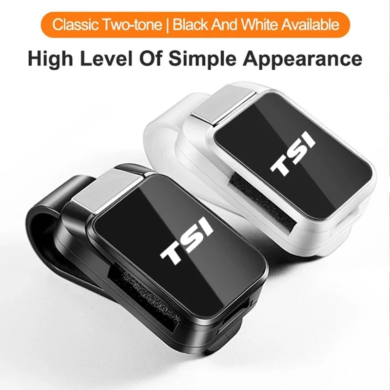 Car Eyeglass Storage Clip Sunglasses Holder with Sponge Protection For VW Volkswagen MK4 MK6 MK7 MK5 MK3 MK2 MK8 4motion TSI TDI
