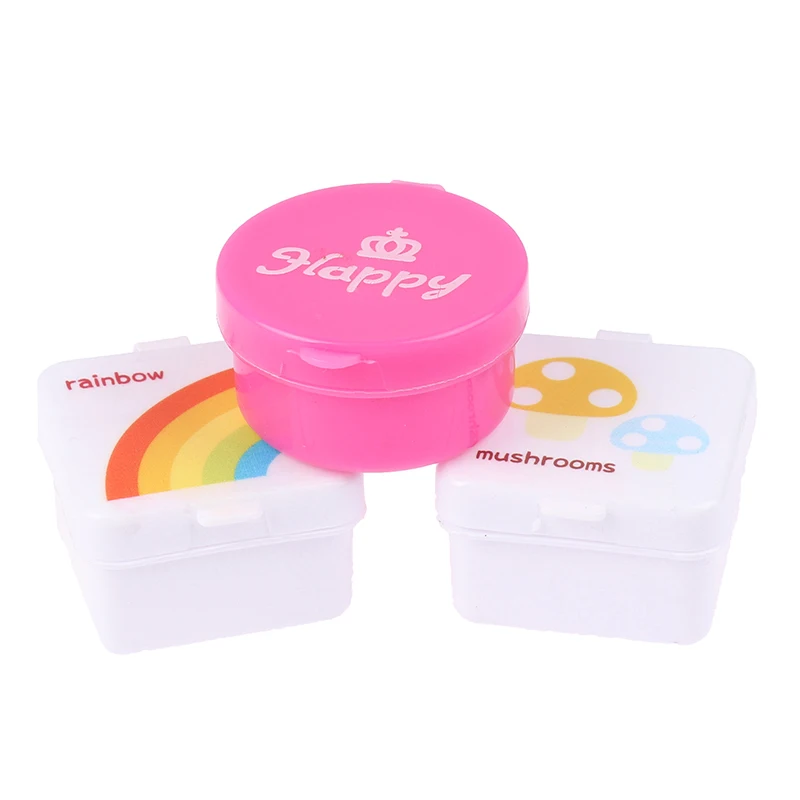 4Pcs Lunch Bento Sauce Container Cute Design Portable Plastic Condiment Dispenser Squeeze Mini Salad Ketchup Bottle