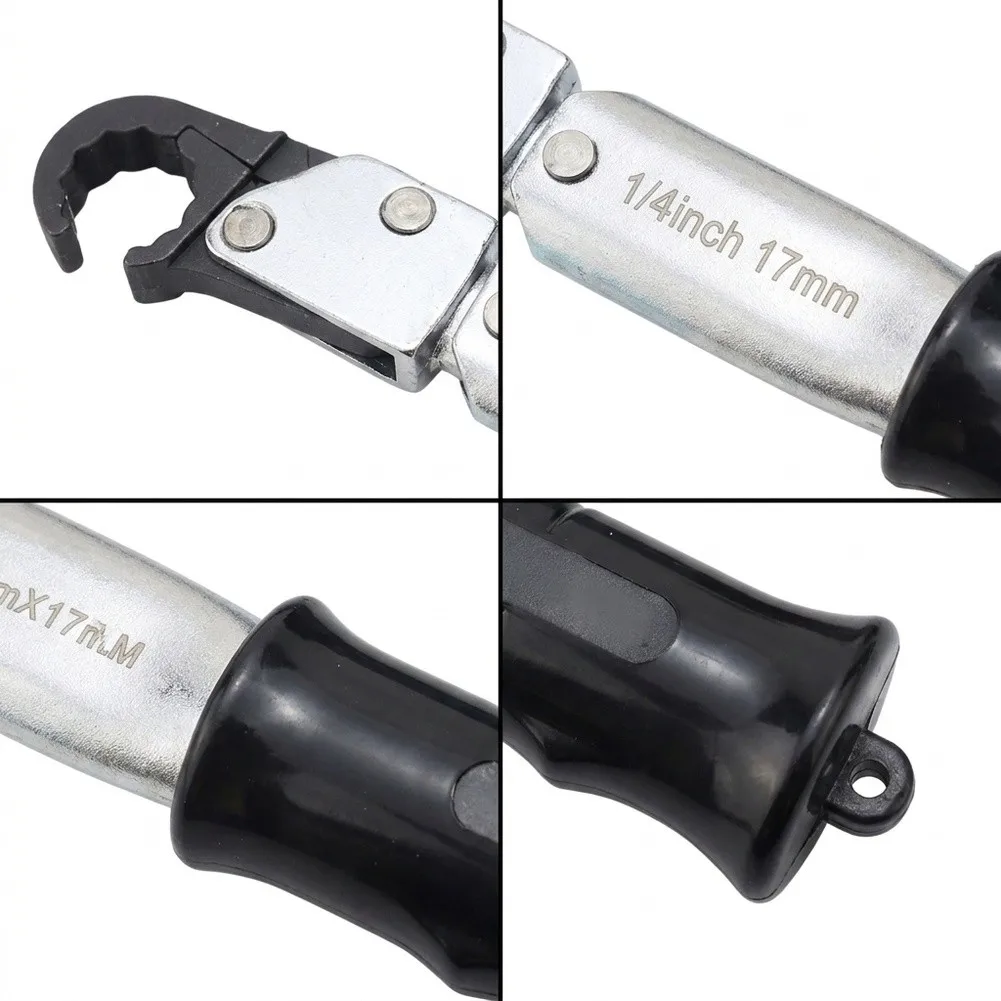 Llave Dinamométrica de Trinquete con Extremo Abierto para Uso en Reparaciones de Aires Acondicionados y Vehículos con Capacidad de Control de Torque